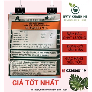 Hộp 10 gói phân bón rong biển SEAWEED NK Canada 10gr/gói
