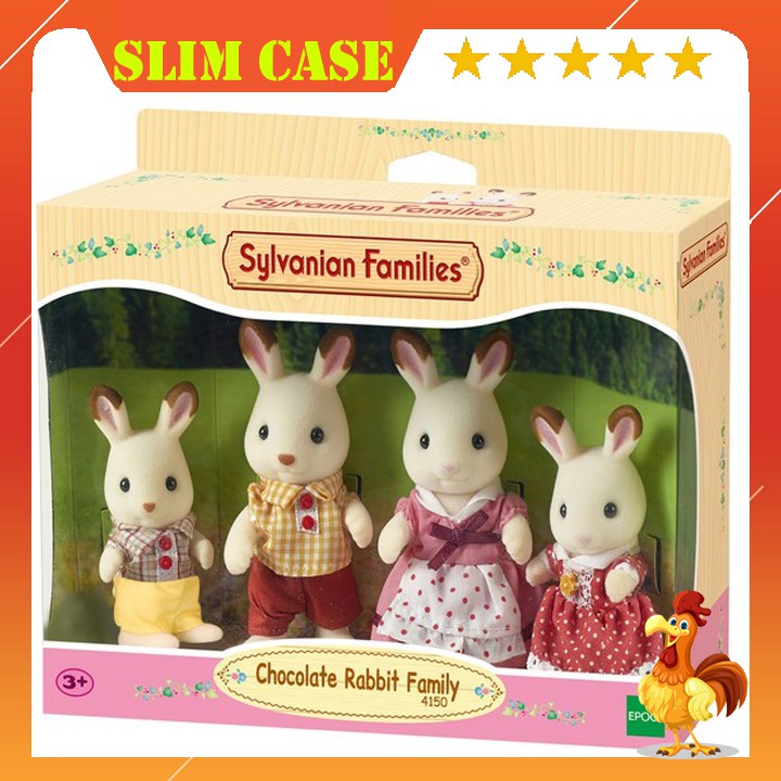 Đồ chơi nhà búp bê Sylvanian Families gia đình thỏ Chocolate [4150]