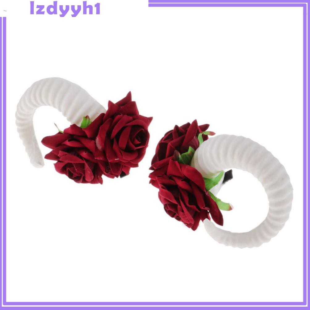 Cài Tóc Sừng Cừu / Dê Hy Lạp Màu Đen Độc Đáo Dùng Hóa Trang JoyDIY