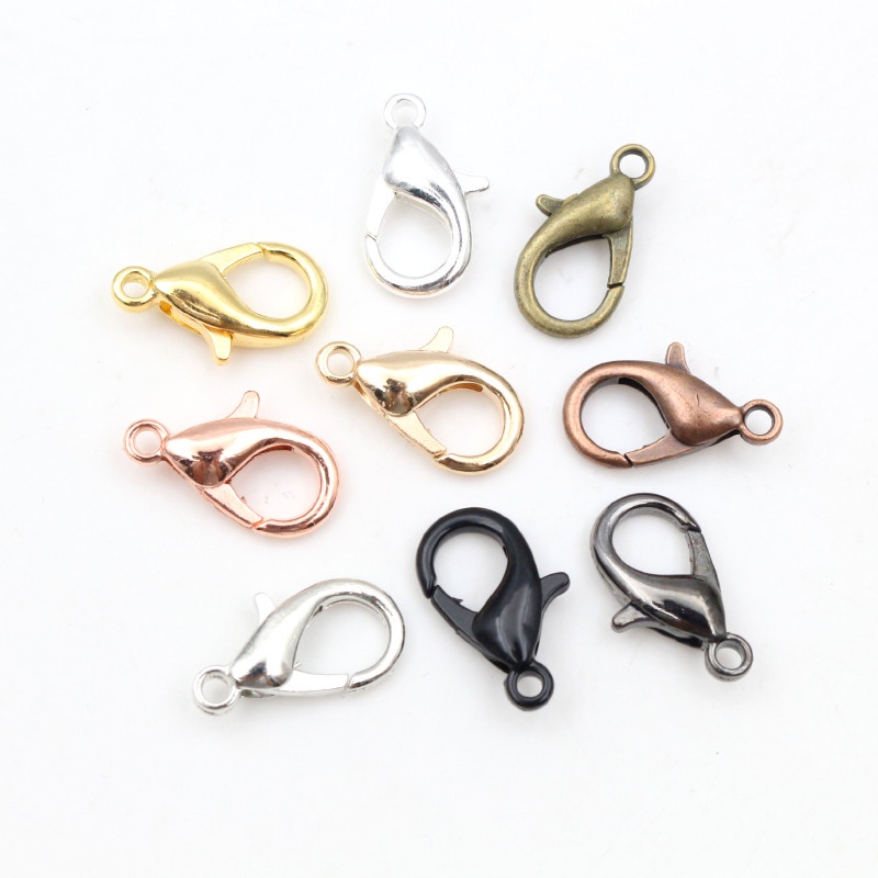 Set 50 Móc Càng Cua 6x12mm Dùng Để Làm Đồ Trang Sức Thủ Công