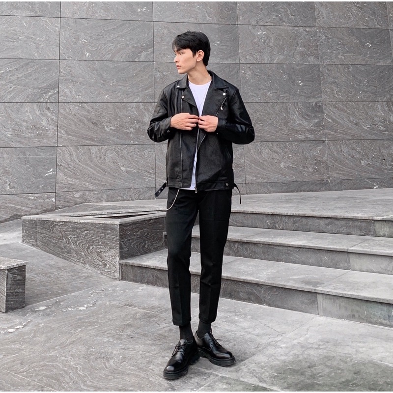 Quần Âu Nam Dáng Slimfit Kèm Xích 986 RHODISHOP