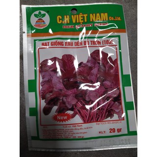 Hạt giống rau dền đỏ tròn 20g