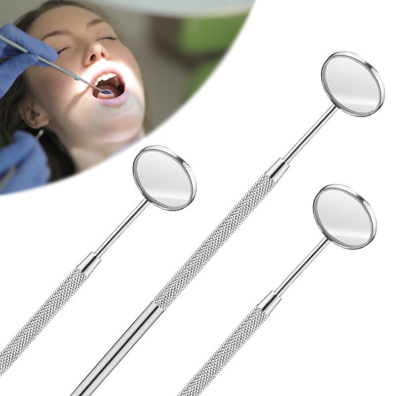 Gương Nha Khoa Kiểm Tra Răng Miệng Bằng Thép Không Gỉ Làm Trắng Răng Đa Năng