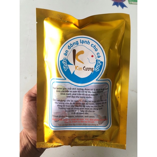 Artemia sinh khối KIM CƯƠNG_dạng viên gói/200g_[Vĩnh Châu]_thức ăn chăm sóc cho cá cảnh_an toàn bể cá_thú vui thủy sinh