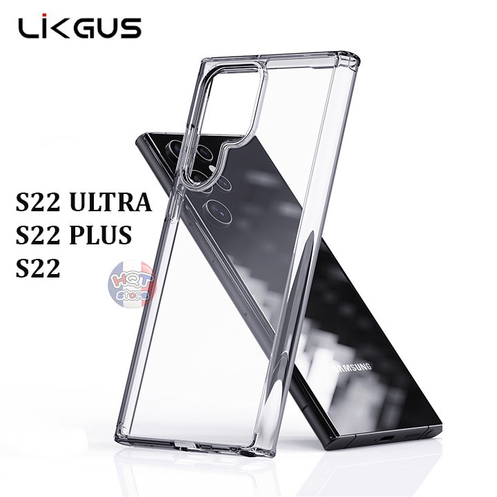 Ốp lưng chống sốc trong suốt Likgus Zero cho S22 Ultra / S22 Plus / S22