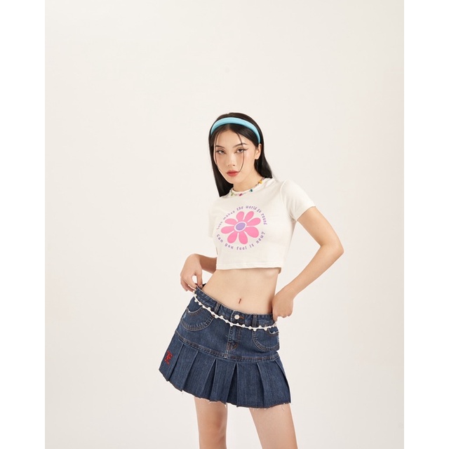 Áo ERRORIST Daisy Croptop