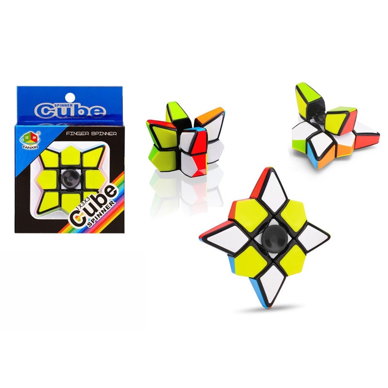 RUBIK 1x3x3 Sprinner 2 trong 1 - Rubic ngôi sao - Xếp hình rubik 1x3x3 - Con quay Sprinner