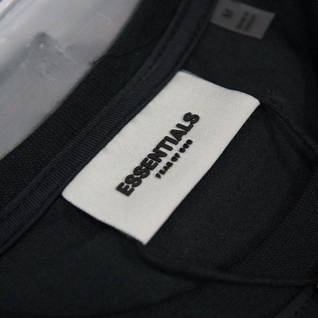 Áo thun unisex thương hiệu ESSENTIALS chữ 3D in cao su nổi vải cotton ORGANIC cao cấp | THE BOX STUDIO