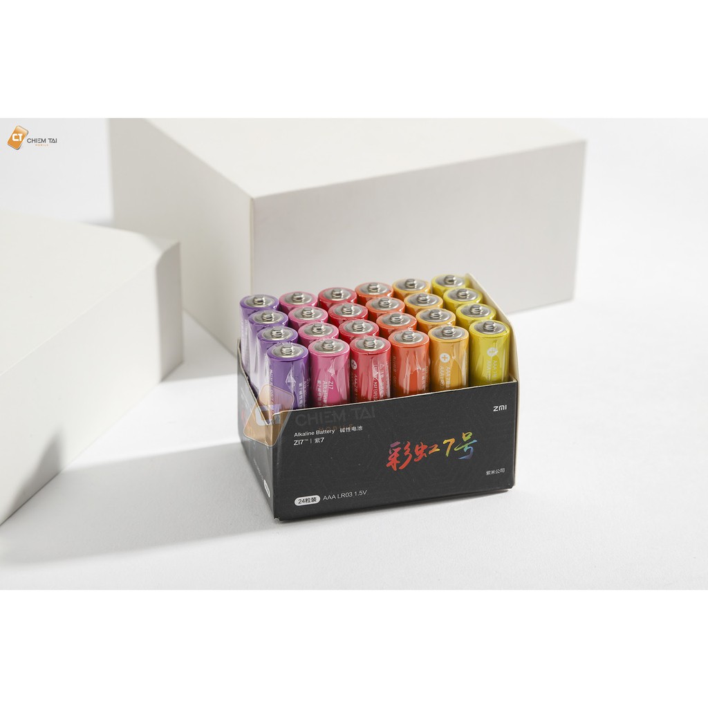 [Mã SKAMCLU9 giảm 10% đơn 100K] Bộ 24 pin AAA số 7 ZMI ZI7 Rainbow