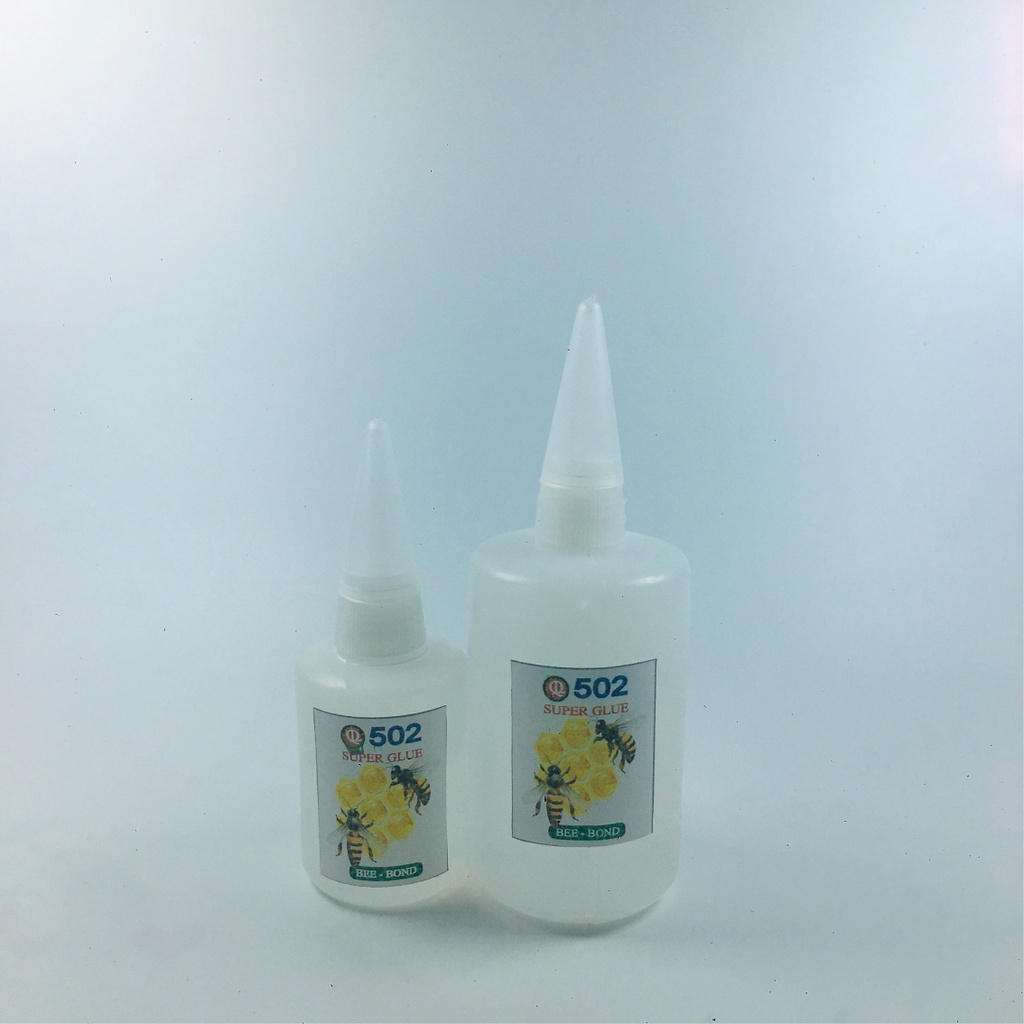 Keo 502 loại lớn nhỏ 30g 80g 150g hiệu con Ong là hàng loại một, keo siêu dính chuyên dùng ngành gỗ, cơ khí