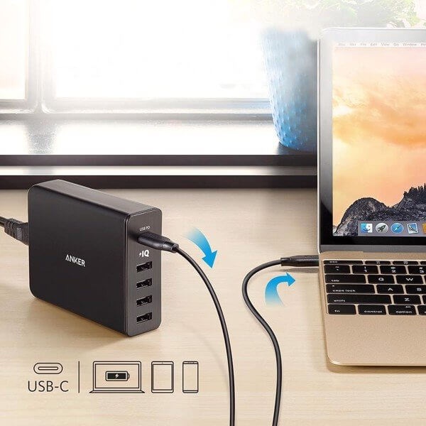 Bộ Chia Cổng USB Anker (5 Cổng) A2035