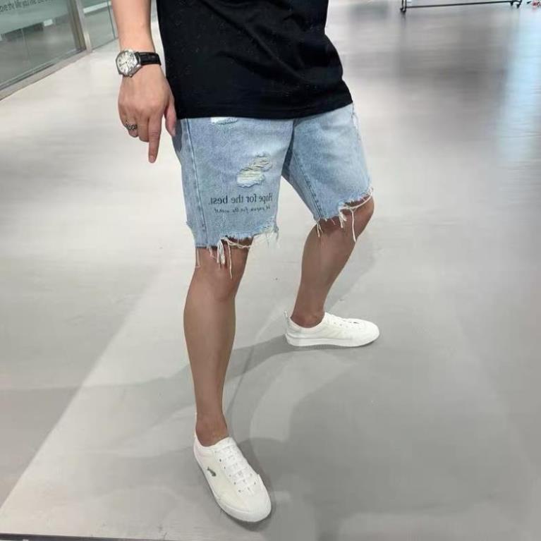 Short jean thêu chữ HOPE [ kèm ảnh thật ] | BigBuy360 - bigbuy360.vn