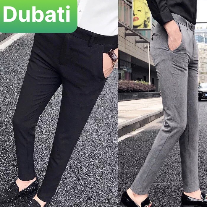 QUẦN TÂY ÂU ỐNG CÔN 3 MÀU VIP XÁM, ĐEN, TRẮNG XÁM PHONG CÁCH HÀN QUỐC CAO CẤP- DUBATI FASHION