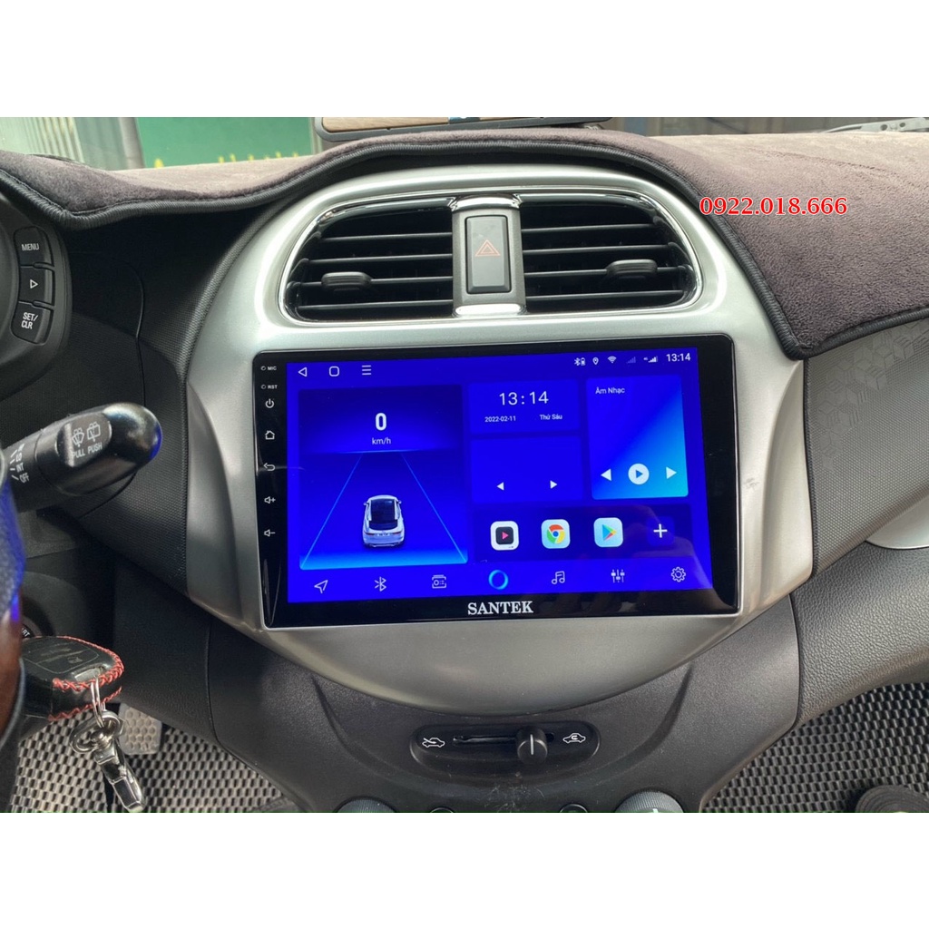 Màn Hình Android Chip 8 Nhân Ram 2Gb,Rom 32GB Hãng Santek chính hãng Giá Tốt Nhất