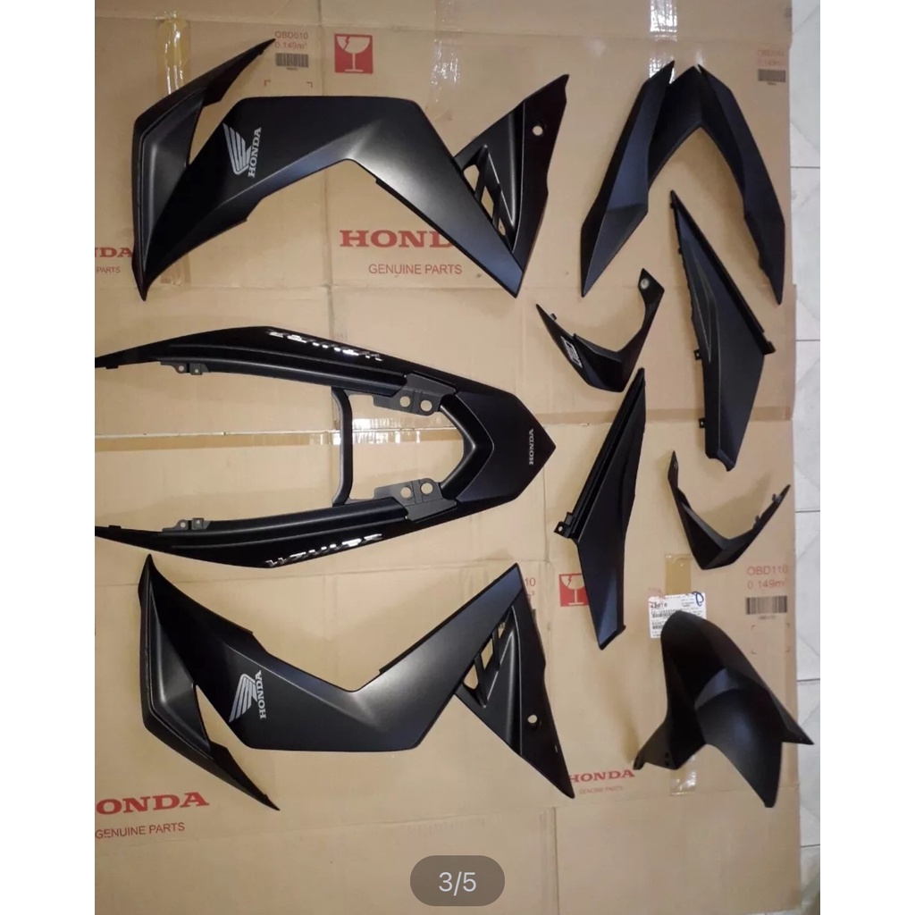 DÀN ÁO WINNER V1 ĐEN NHÁM TEM TRẮNG  ZIN CHÍNH HÃNG HONDA