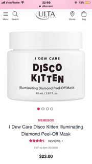 Mặt nạ lột Memebox Disco Kitten 10g