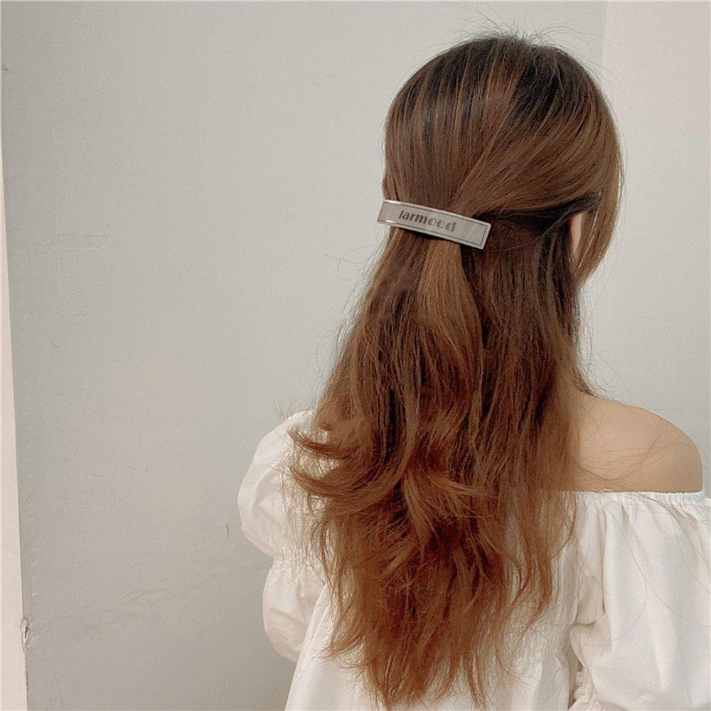 Kẹp Tóc Bằng Acrylic Phong Cách Vintage Thanh Lịch Cho Nữ