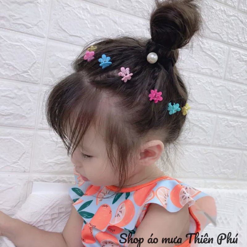[QUÀ TẶNG]  Set 2 kẹp tóc mini nhỏ xinh nhiều màu dễ thương