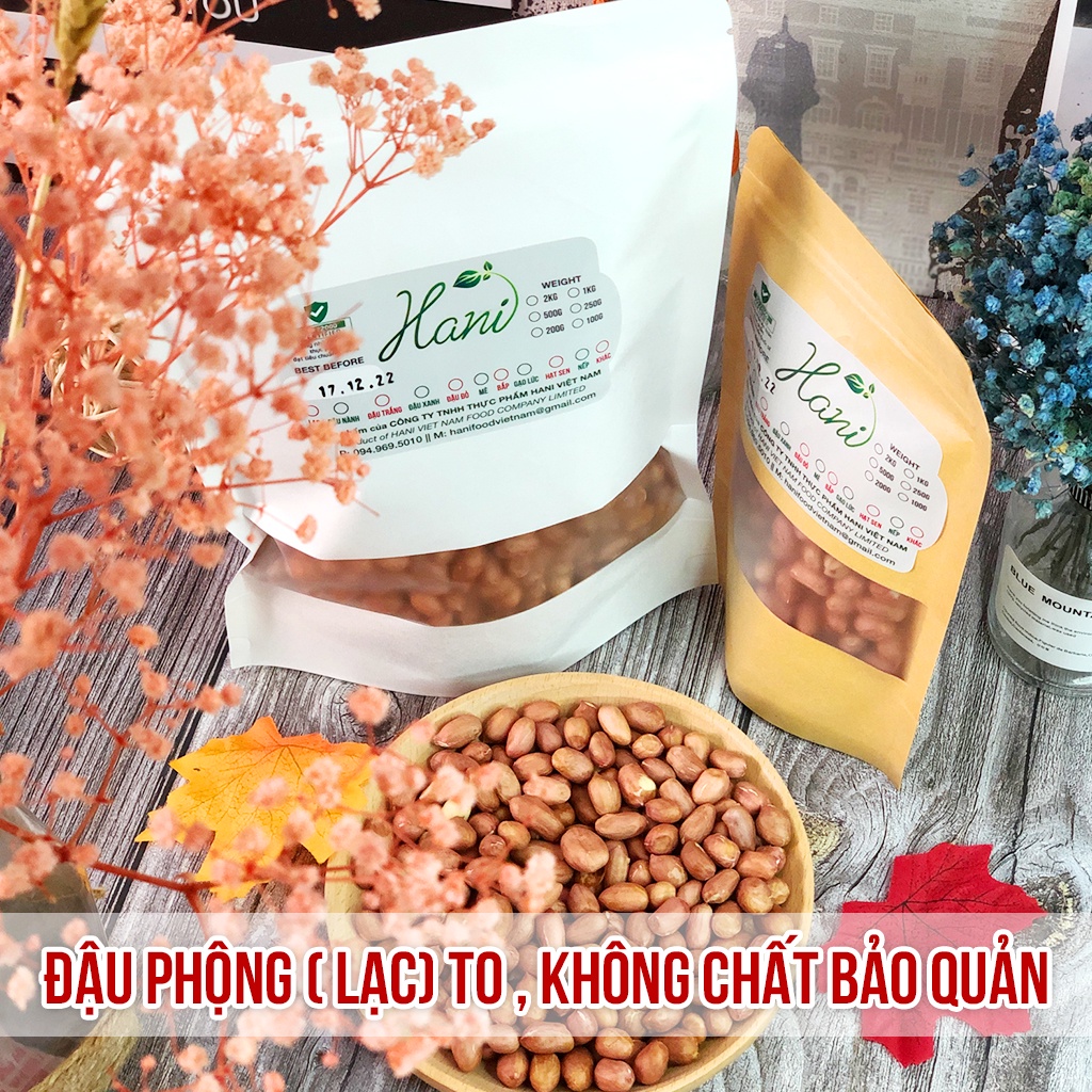 1kg Đậu Phộng Sống Sạch Không Chất Bảo Quản ( Lạc Tươi Loại 1) Hạt To  HANI FOOD