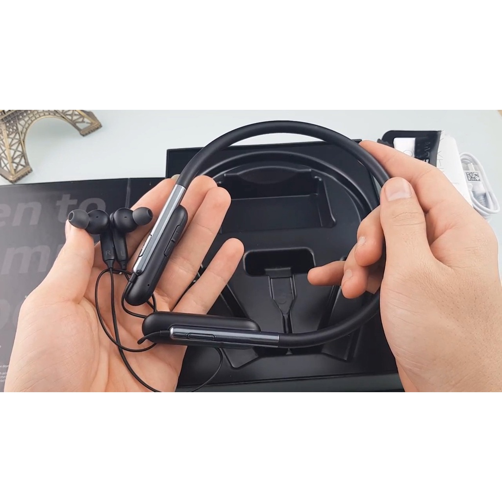 Tai Nghe Bluetooth Samsung U Flex, Âm Thanh Vòm 12D Hifi Stereo, Pin Khủng 1000mA Sử Dụng Liên Tục Lên Đến 12h