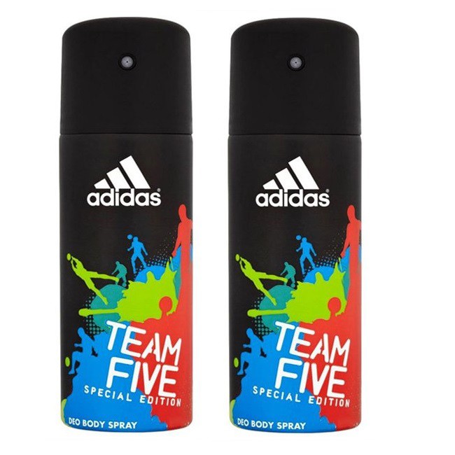 Xịt khử mùi Adidas Team Five nam tính - phong cách - lịch lãm 150ml ( Châu Âu)