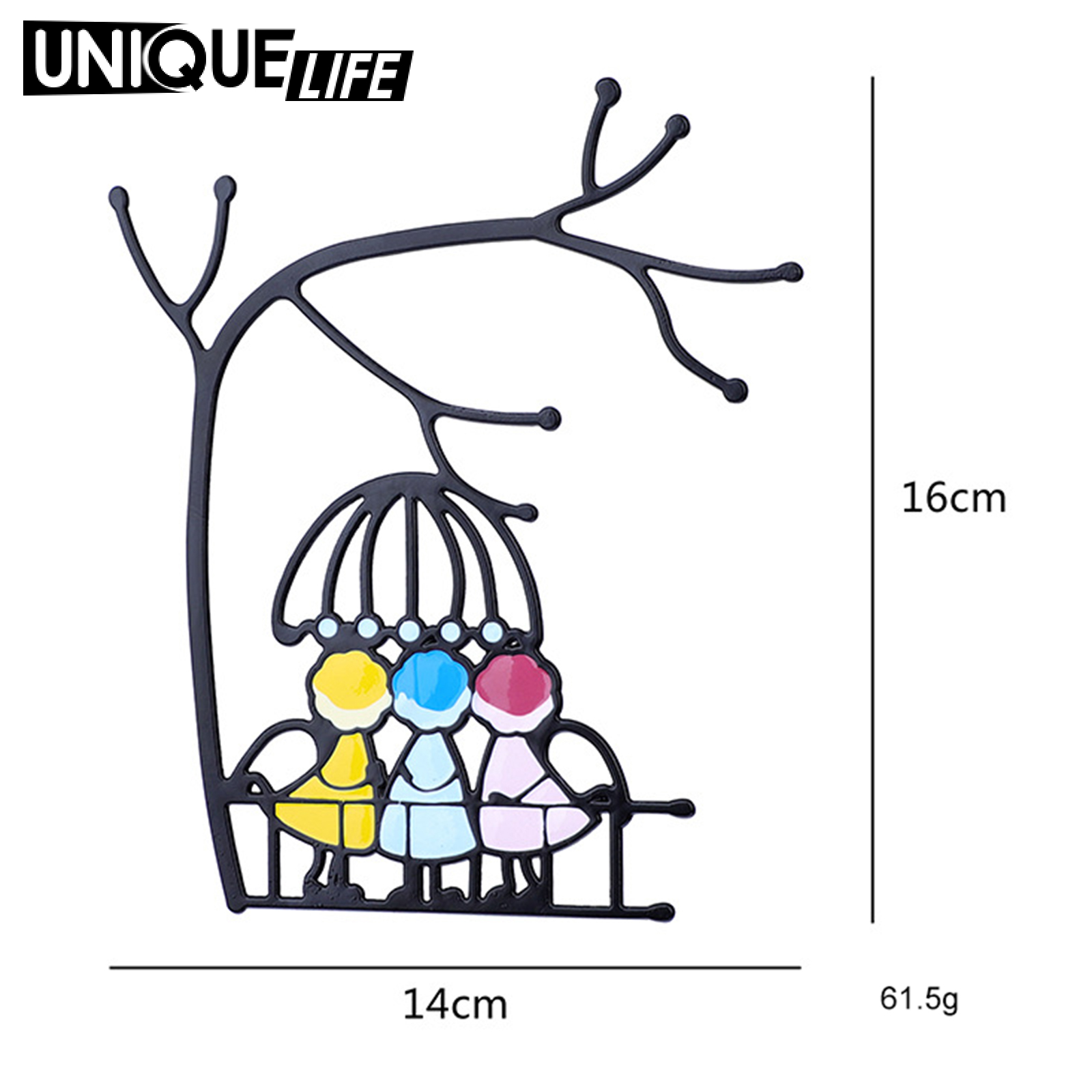 [Unique Life]Stained Glass Sun Catcher A Lovely Gift for Your Family, Full of love Pattern Design