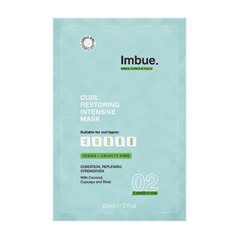 Imbue ✨ Mặt nạ ủ cho tóc xoăn Curl Restoring Intensive Mask