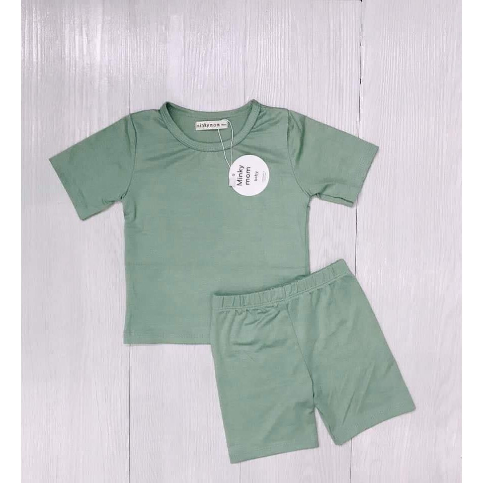 Set bộ cotton thun lạnh loại 1 cho bé từ 6-17kg