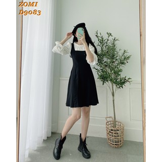 Đầm xòe phối tay lưới voan ZOMI D9083