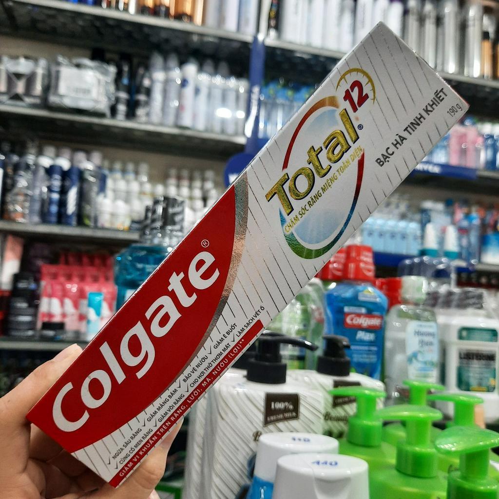 Kem đánh răng Colgate Total bạc hà tinh khiết 190g