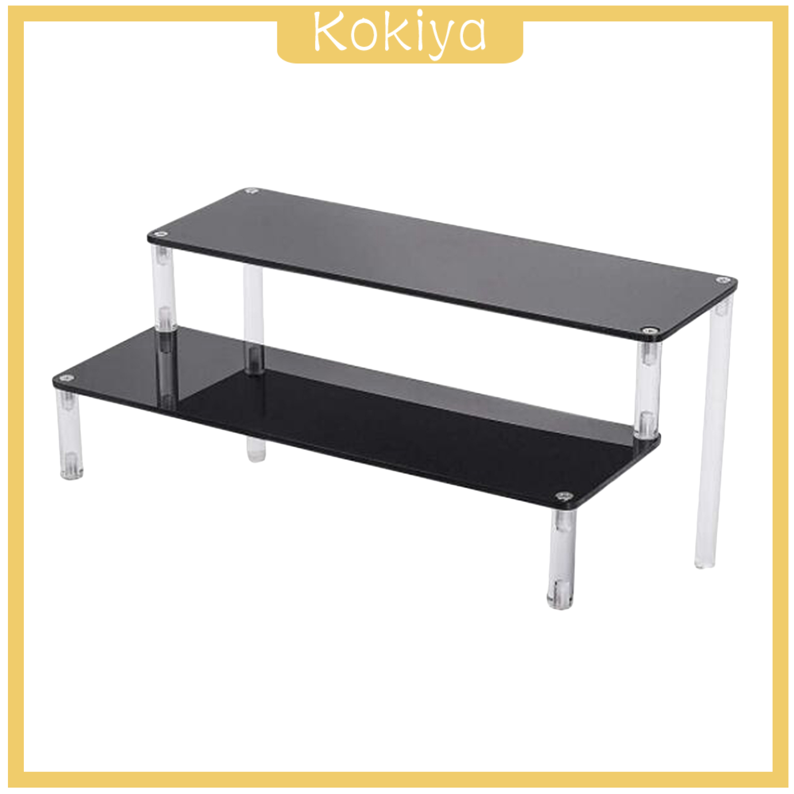 Acrylic Riser Display Shelf, 2/3 Tiered Display Stand for Display, Conutertop Desktop Acrylic Display for Decoration and Organizer