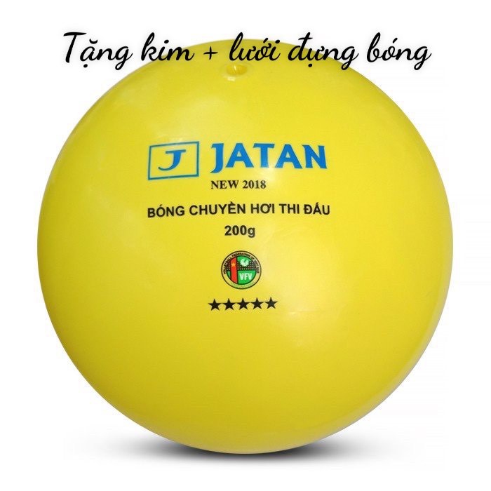 Bóng chuyền hơi Động Lực Jatan tiêu 200&250g tiêu chuẩn thi đấu ( HÀNG CHÍNH HÃNG ) - tặng kim và lưới đựng bóng