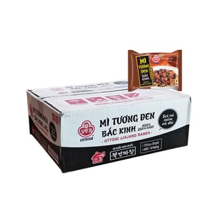 Thùng 20 gói Mì tương đen Bắc Kinh Ottogi 135gx20