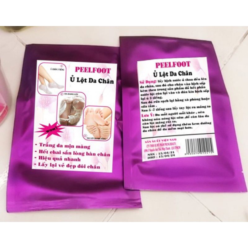 Ủ Lột Da Chân Trắng Mịn Hết Chai Sần đen nhám | BigBuy360 - bigbuy360.vn