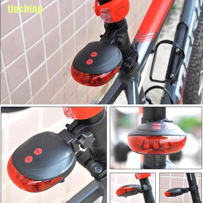 Đèn Led Cảnh Báo An Toàn Phía Sau Xe Đạp 2 + 5