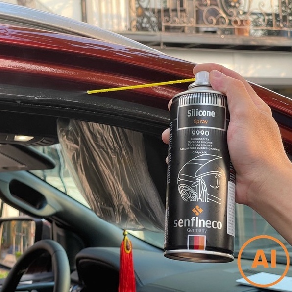 Xịt Phục Hồi Gioăng Cao Su Cửa Ô Tô Senfineco 9990 Làm Trơn Kính Ô Tô 450ml