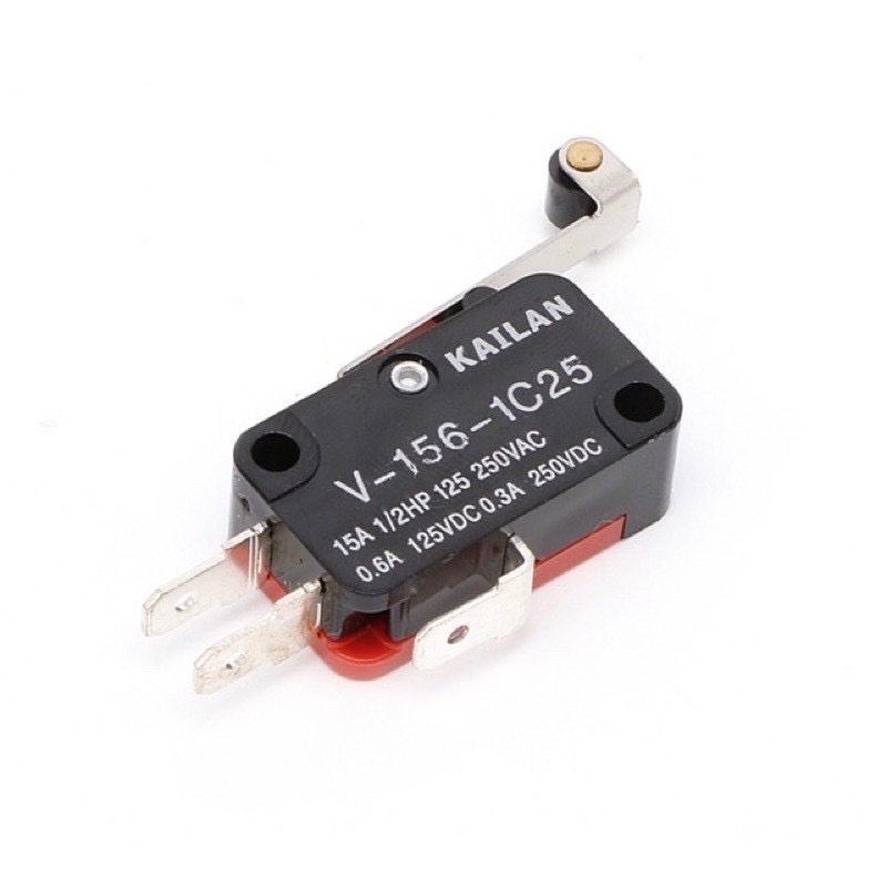 Công tắc hành trình OMRON chính hãng 156-1C25 tay dài có bánh xe
