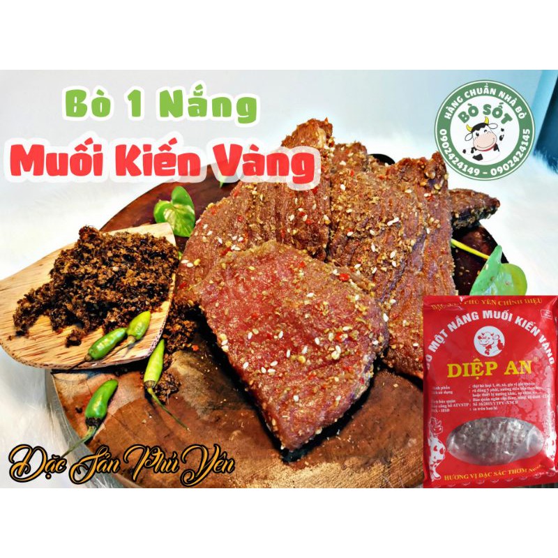 Bò 1 nắng muối kiến 🚀FREESHIP🚀 Loại Ngon Nguyên Chất 500gram Đặc Sản PHÚ YÊN, Bò Tươi Nguyên Chất Nhà Làm, Quà Biếu Tết | BigBuy360 - bigbuy360.vn