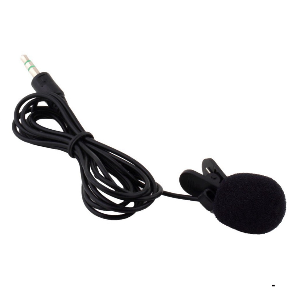 Micro cài áo mini 3.5mm Xách tay Mini 3.5 mét Tie Ve Áo Lavalier Clip Microphone cho Bài Giảng Giảng Dạy