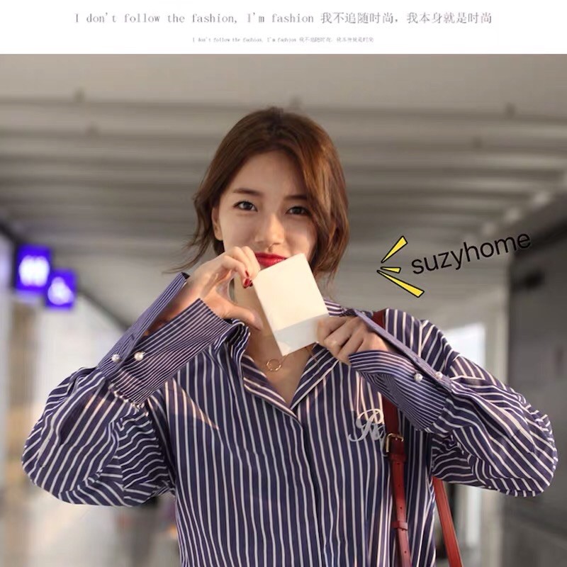 Áo sơ mi kẻ xanh