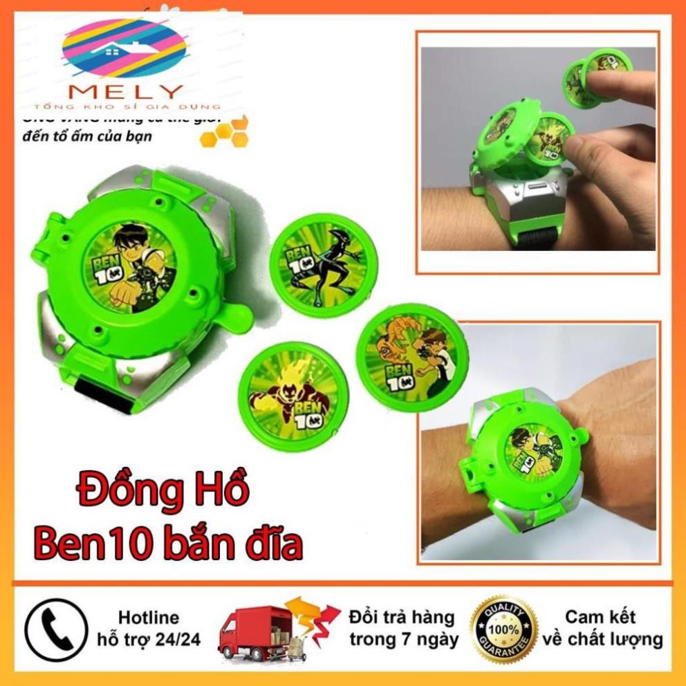 Đồ Chơi Đồng Hồ Ben 10 Cho Bé, Chiếu Sáng 24 Nhân Vật, Chất Liệu Nhựa ABS An Toàn Tuyệt Đối Cho Bé Sử Dụng