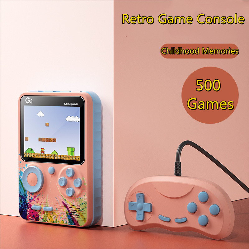 G5 Handheld Game Console Can Store 500 Classic Games Video Game Consoles Portable Game Players Game Box