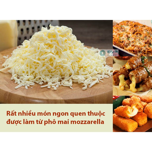 PHOMAI BÀO MOZZARELLA NHẬP KHẨU TỪ ÚC KÉO SỢI DÀI