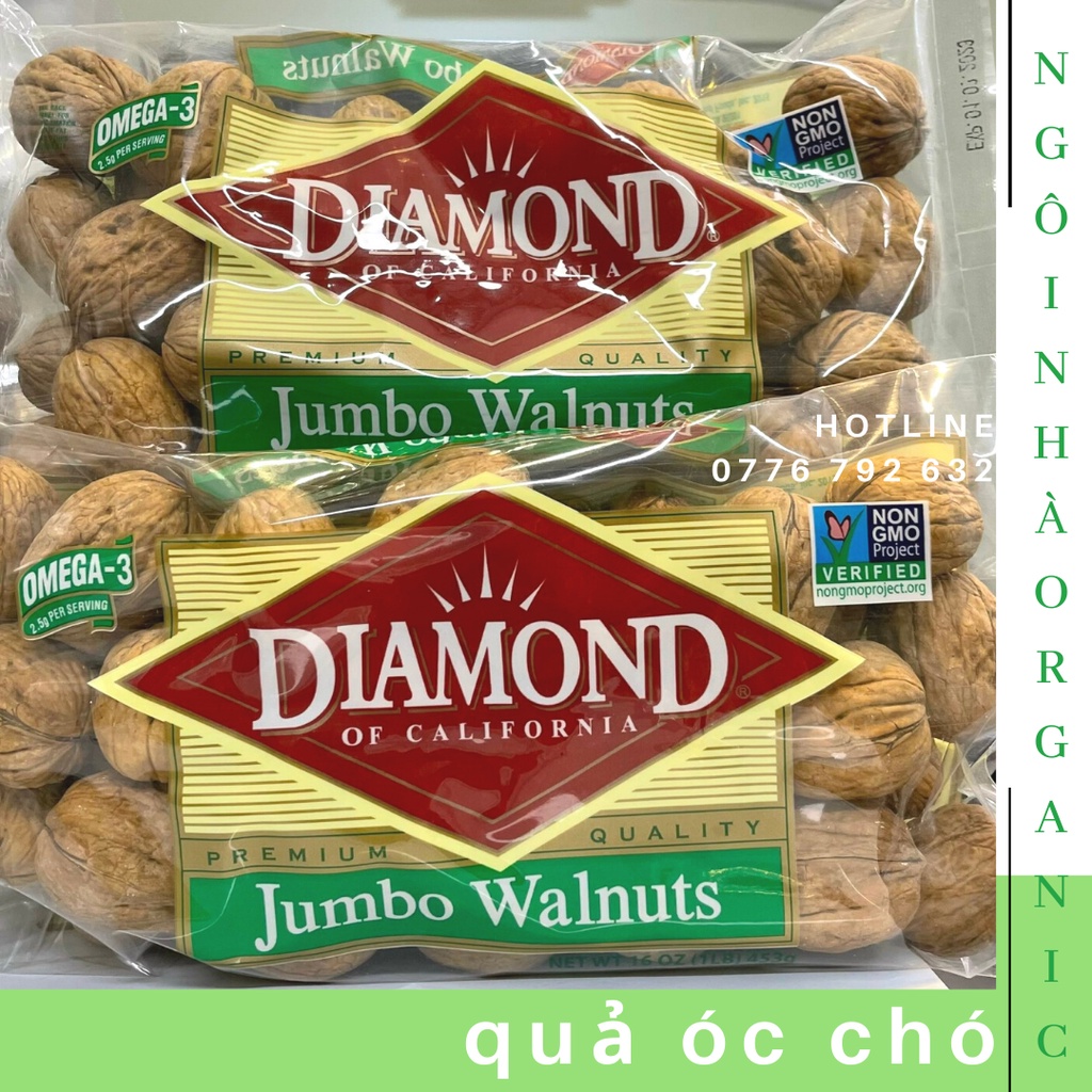 Quả óc chó Mỹ size lớn 453g Jumbo Walnuts