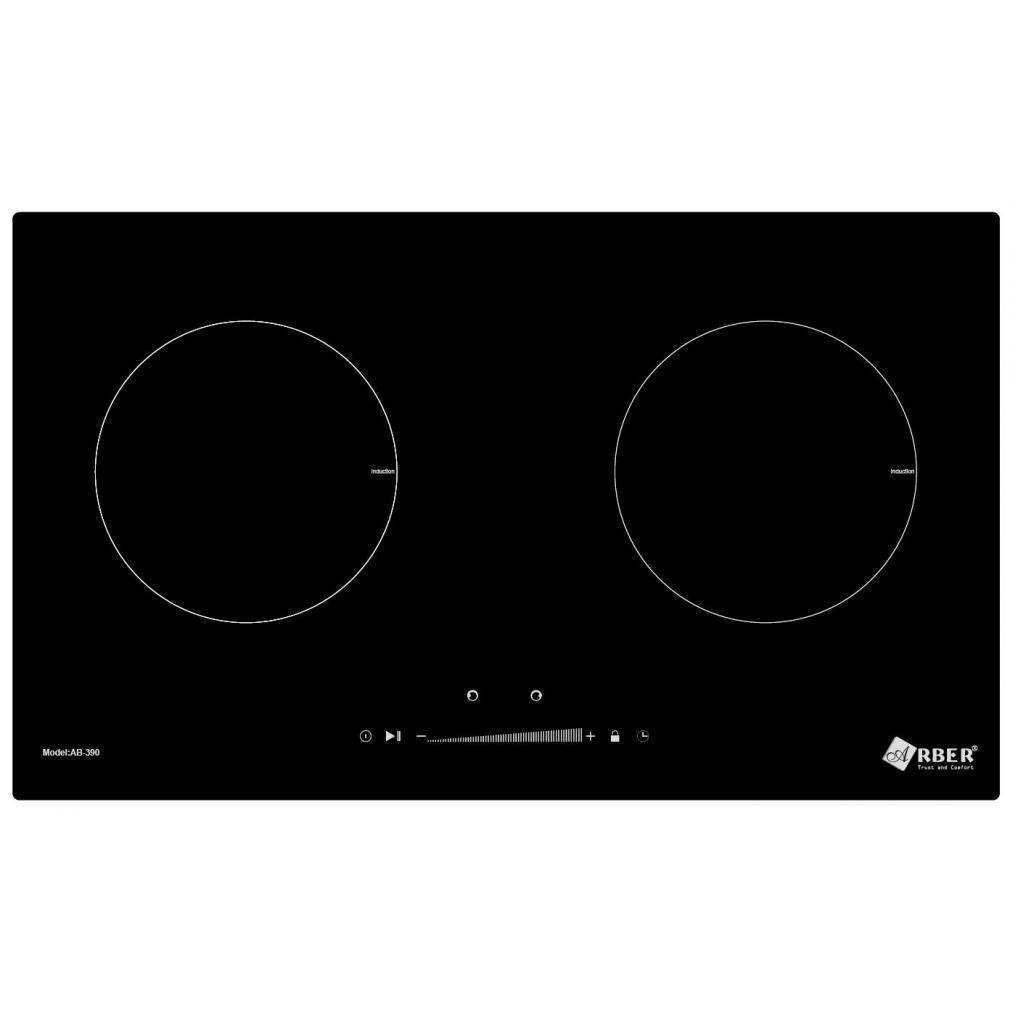 Bếp Từ Đôi Arber AB390 - Bếp Từ Lắp Âm 720x430mm, Màu Đen