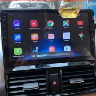 Màn hình android 10.2 inch cắm sim 4g toyota vios 2014-2017