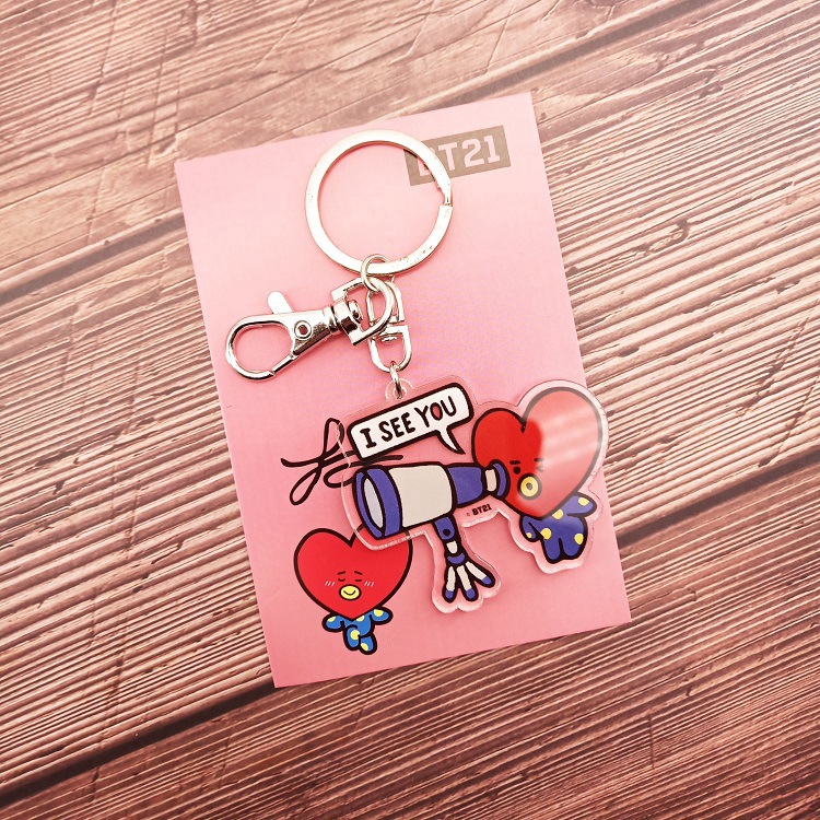Móc khóa đáng yêu dành cho người hâm mộ nhóm nhạc BTS