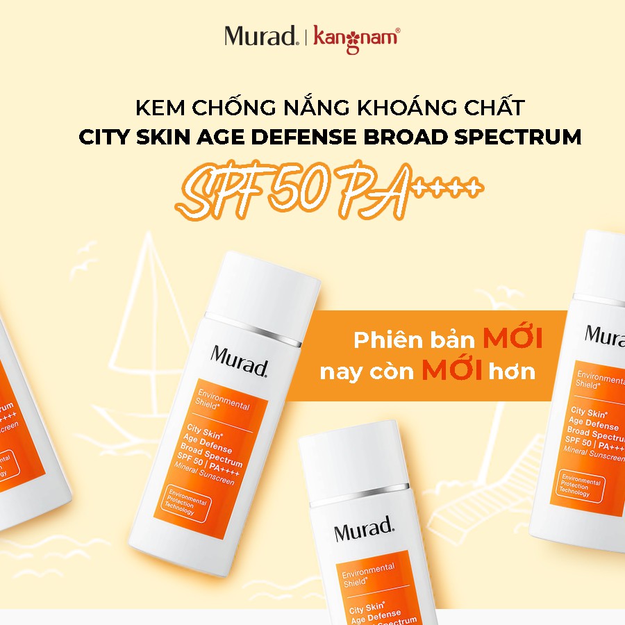 Kem Chống Nắng Khoáng Chất Murad City Skin Age Defense Broad Spectrum SPF 50 PA++++ 50ml