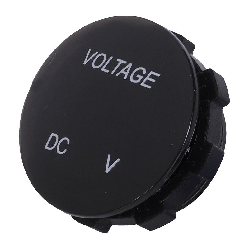 Vôn Kế Kỹ Thuật Số Có Đèn Led Xanh Dc 12v-24v Chống Thấm Nước Cho Xe Hơi Xe Máy