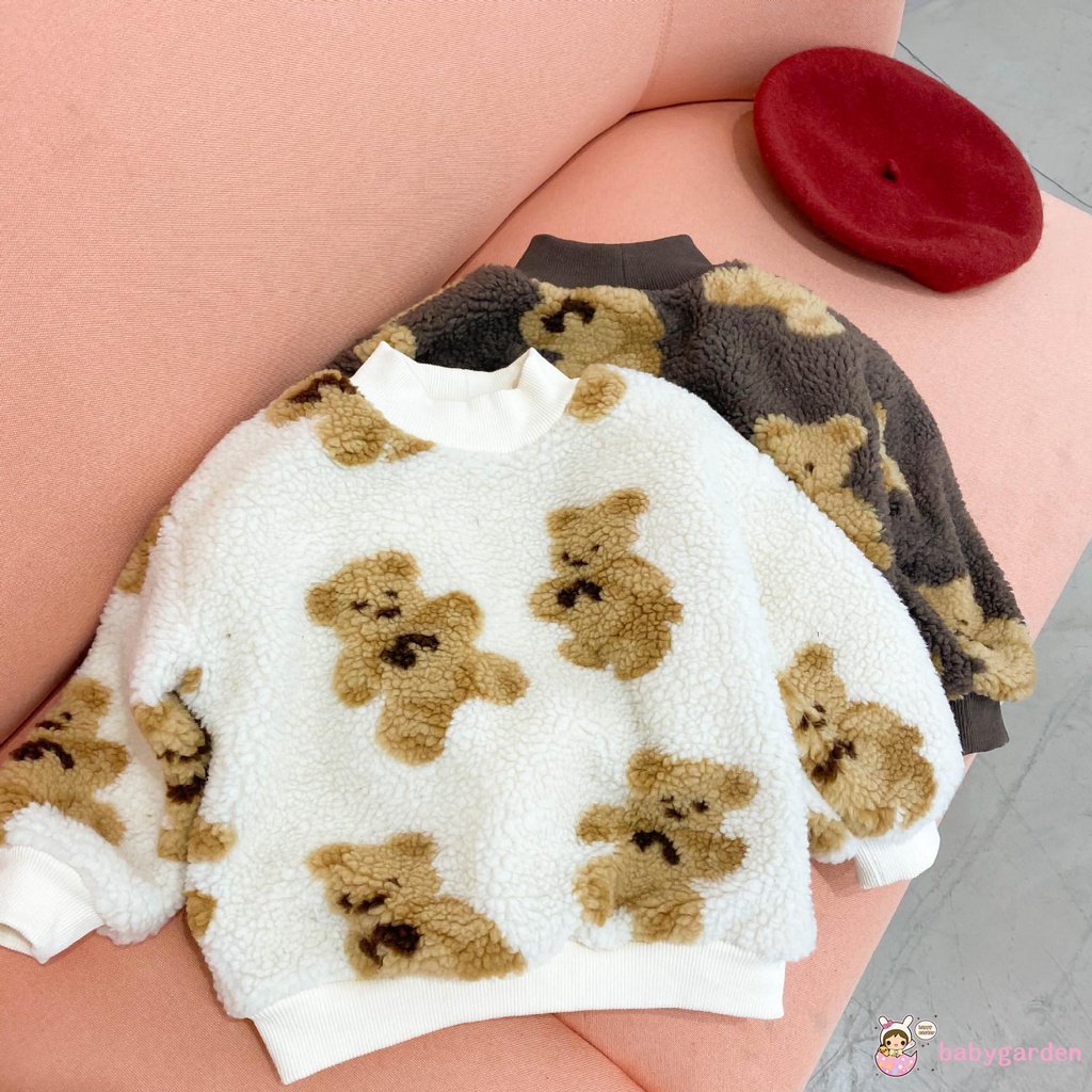 Áo Hoodie Tay Dài Ấm Áp Dành Cho Bé Gái